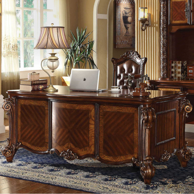 Lark Manor Carlene Executive Desk with Chair Set Wayfair
